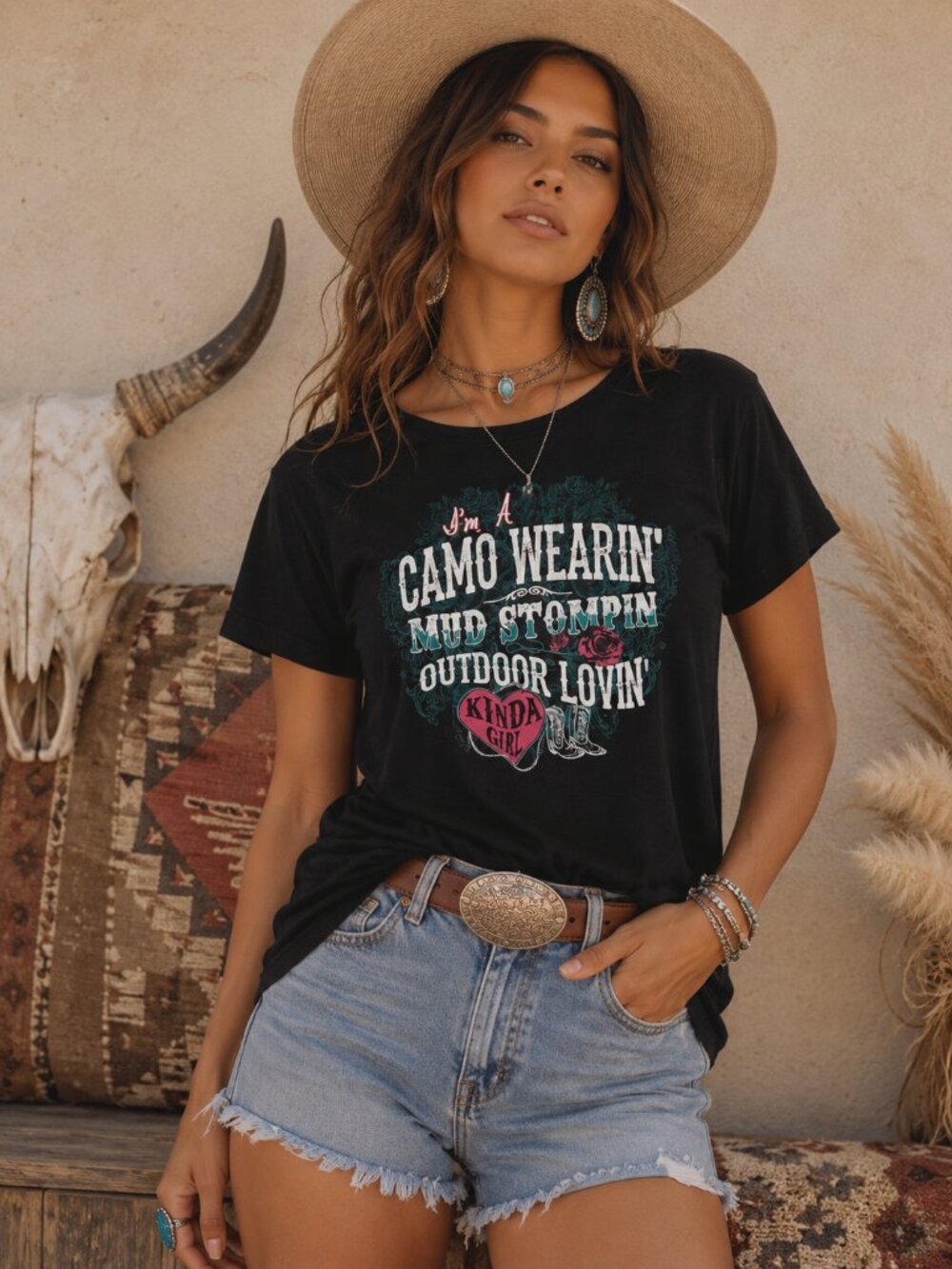 Outdoor Lovin' Kinda Girl Graphic Tshirt